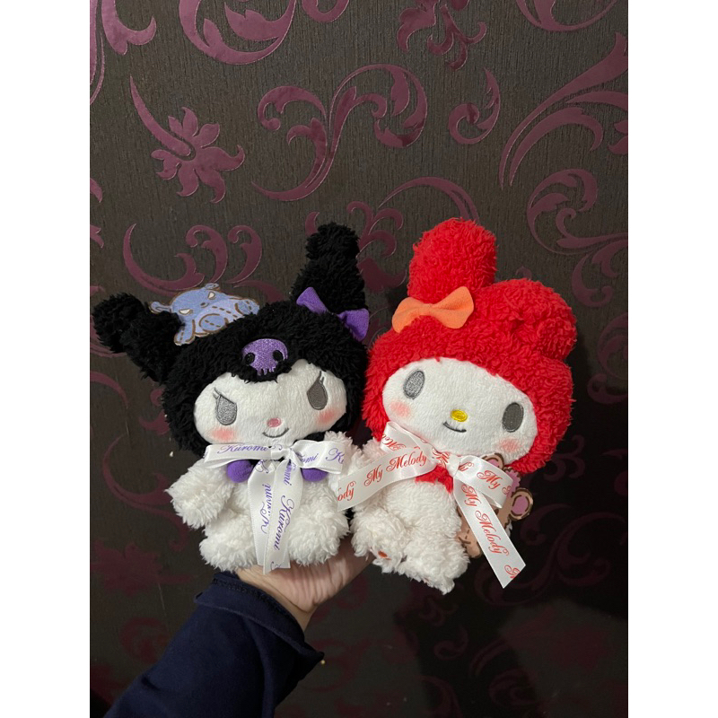 boneka my melody & kuromi original sanrio | boneka kuromi | boneka my melody | boneka sanrio origina