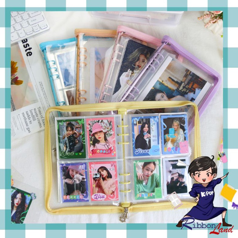 

Terbaru A5 BINDER ZIPPER RESLETING PVC GLITTER ZVG