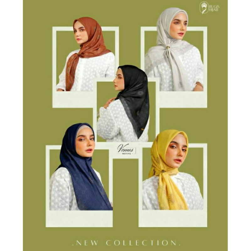 JILBAB SEGIEMPAT MOTIF BALONA VELUENT VENUS BUGIS HIJAB