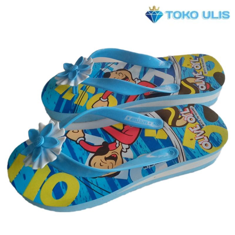 Sandal Jepit Anak Perempuan Olive Oyl Tipe Jinjit
