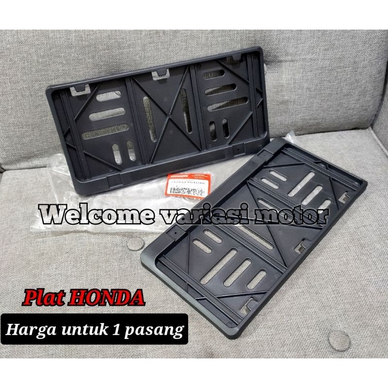 Tempat Dudukan Plat Nomor Motor Honda Cover Wadah Tatakan Plat Nomer Motor
