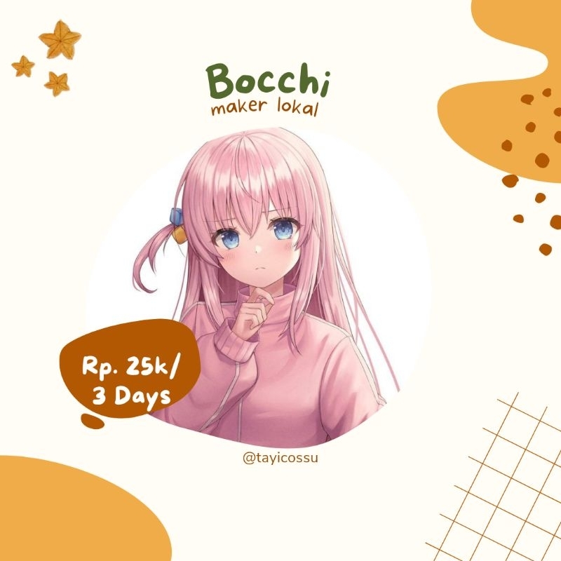 rental Cosplay Bocchi fullset