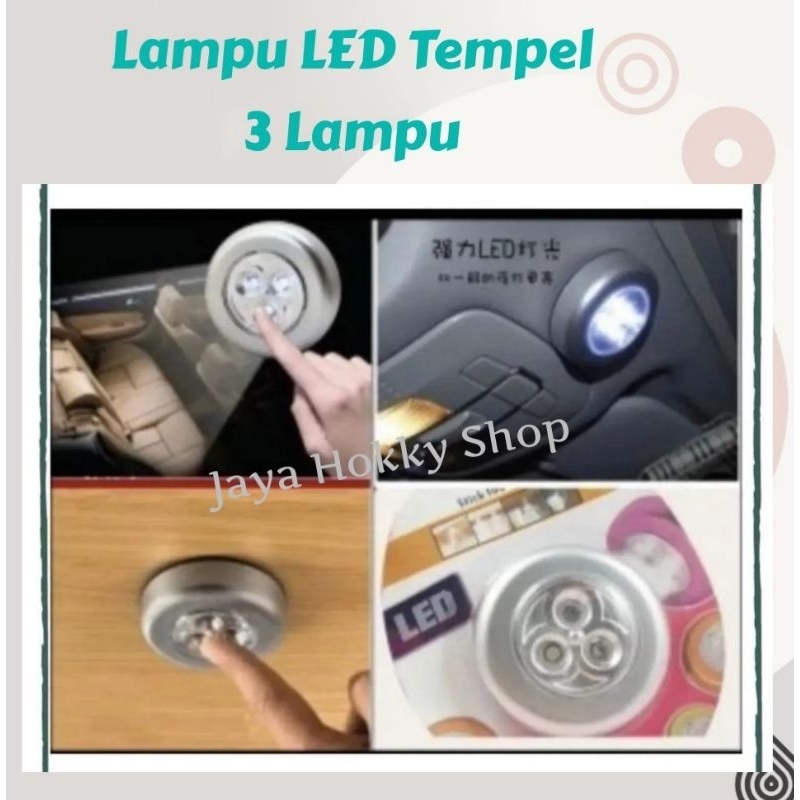 Lampu LED Tempel // Lampu Portable// Lampu Emergency