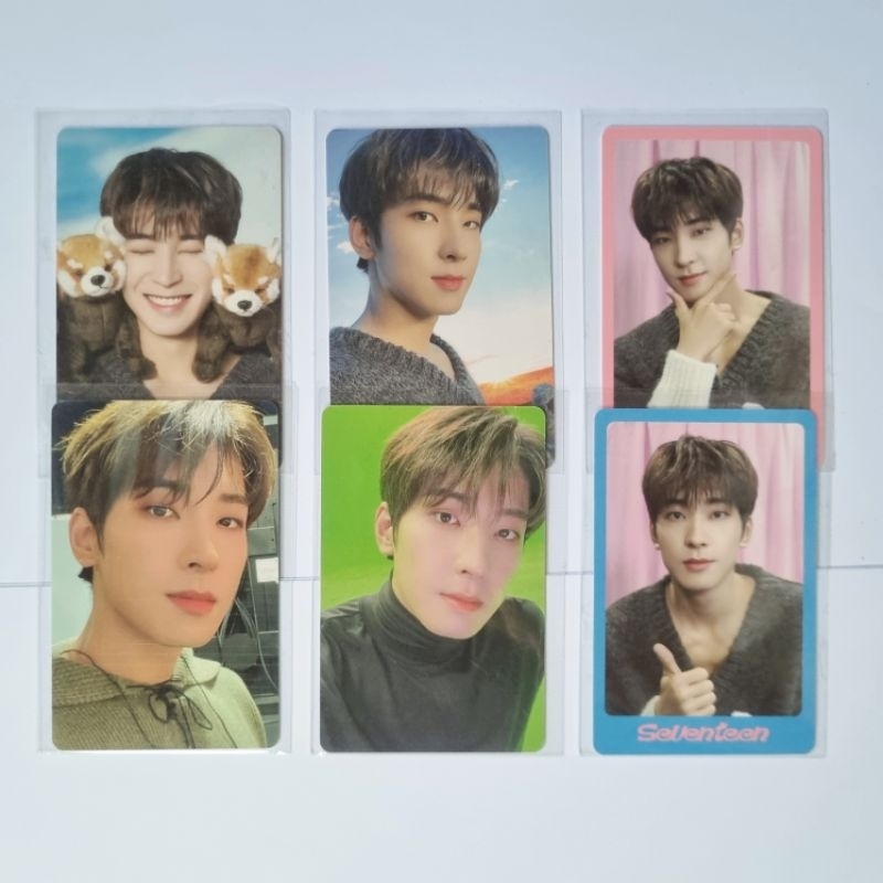 SEVENTEEN Wonwoo dicon 102 set photocard