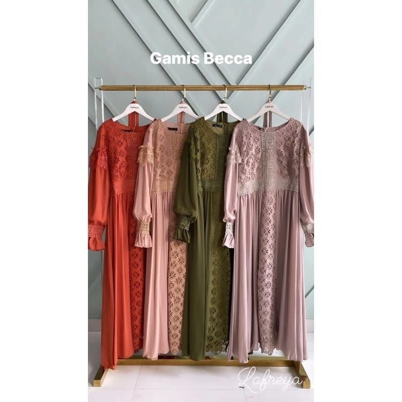 GAMIS BECCA LAFREYA ORIGINAL GAMIS KATBOL KATUN BOLONG