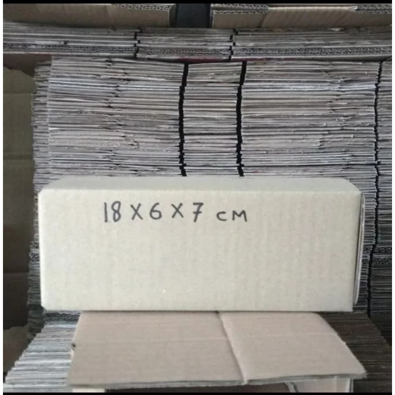 

Kardus packing ukuran 18×6×7cm