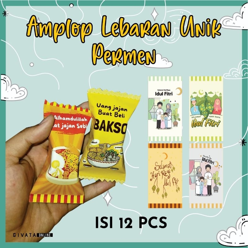 

AMPLOP LEBARAN UNIK/AMPLOP PERMEN