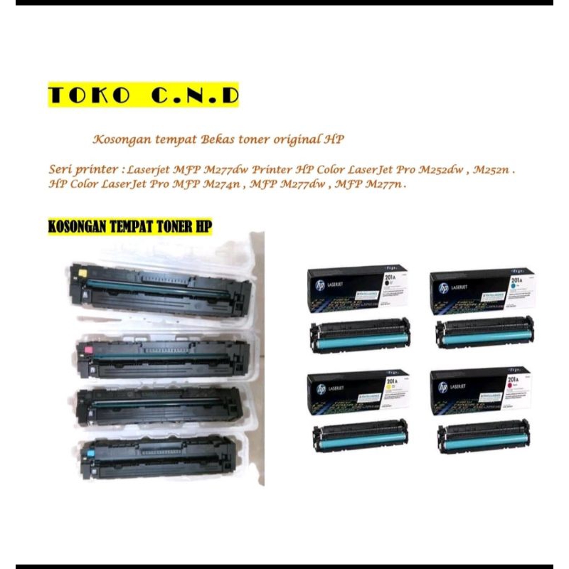 KOSONGAN TONER HP LASERJET 201 A ( Cf400A - Cf403A)