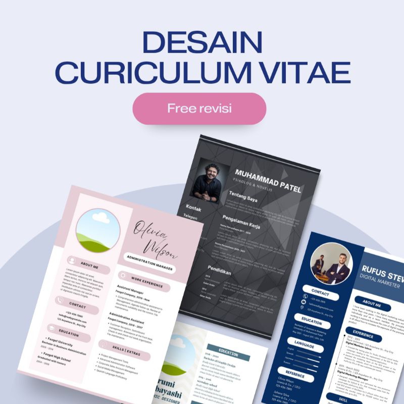 Jasa Pembuatan CV | Jasa Desain CV | Jasa CV MURAH