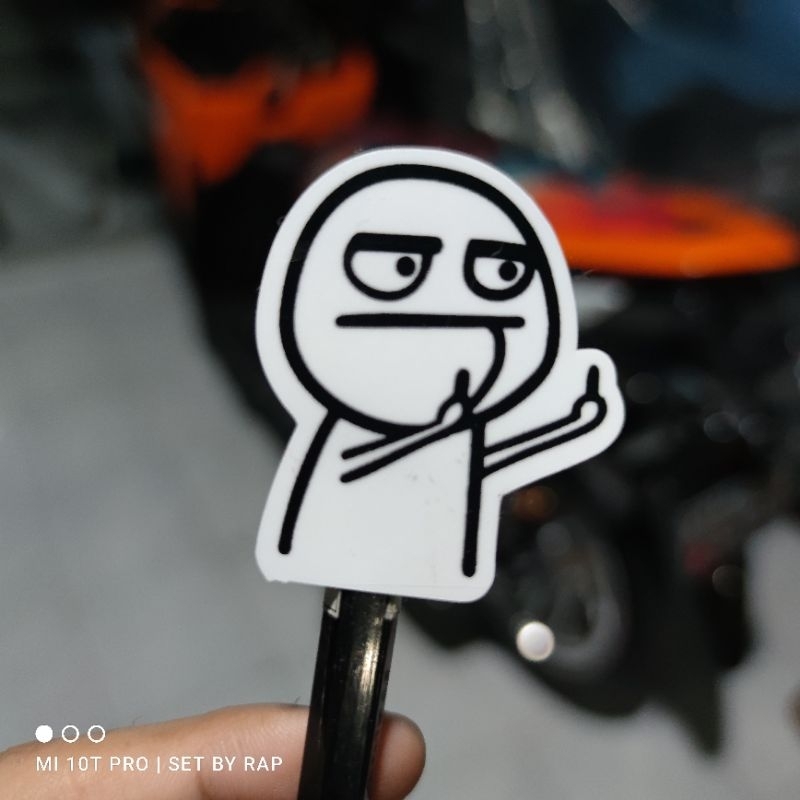 

stiker f*ck emot viral