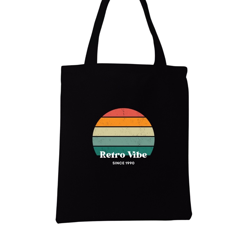 Totebag Canvas Kana Hitam | Totebag Canvas Premium | Totebag Kuliah
