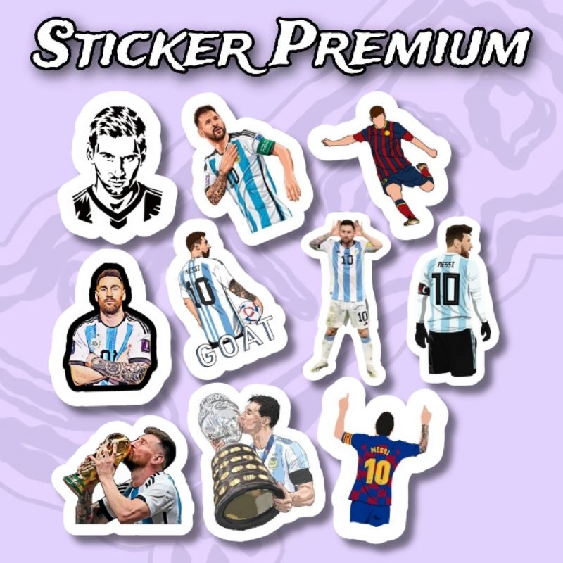

Sticker Messi argentina Pack 10pcs Premium Waterproof