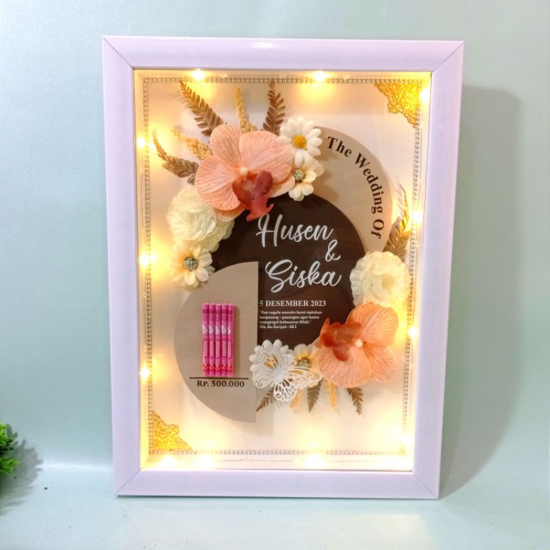 Bingkai Mahar Rustic, Mahar Islami, Mahar Nikah, Mahar Kawin