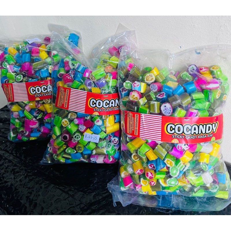 

permen stick cocandy beraneka rasa ( Kemasan 1 kg)