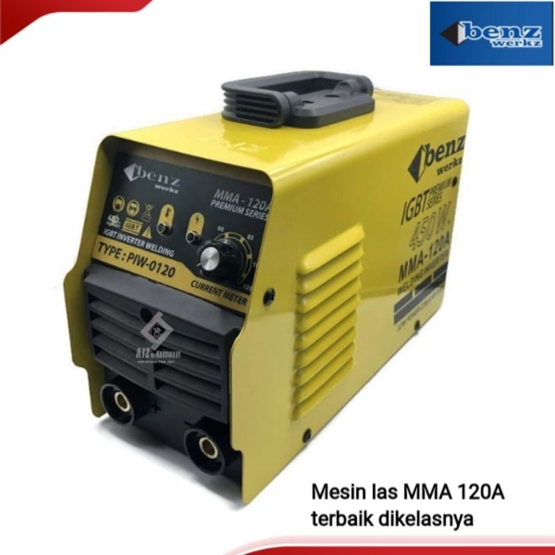 BENZ Mesin las 120A / Inverter IGBT 120A / Travo las hemat listrik Benz Werkz ( PREMIUM )