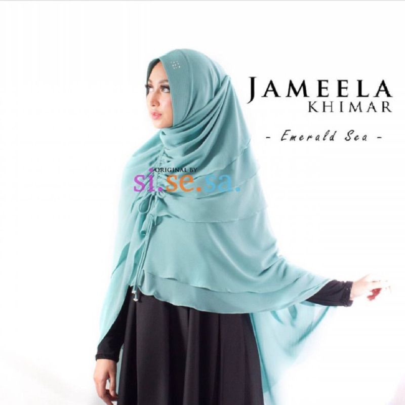 Preloved Sisesa dress gamis atau khimar powder blue