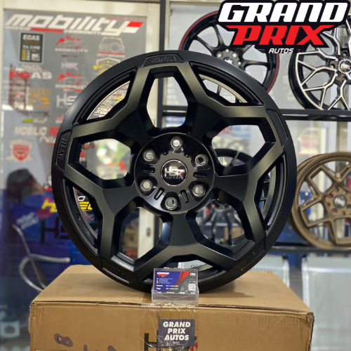 DIJUAL Velg Mobil Racing Full Hitam HSR MYTH10 R20 Hole 6X139,7 Cocok Buat Pajero,Fortuner,Ford Rang