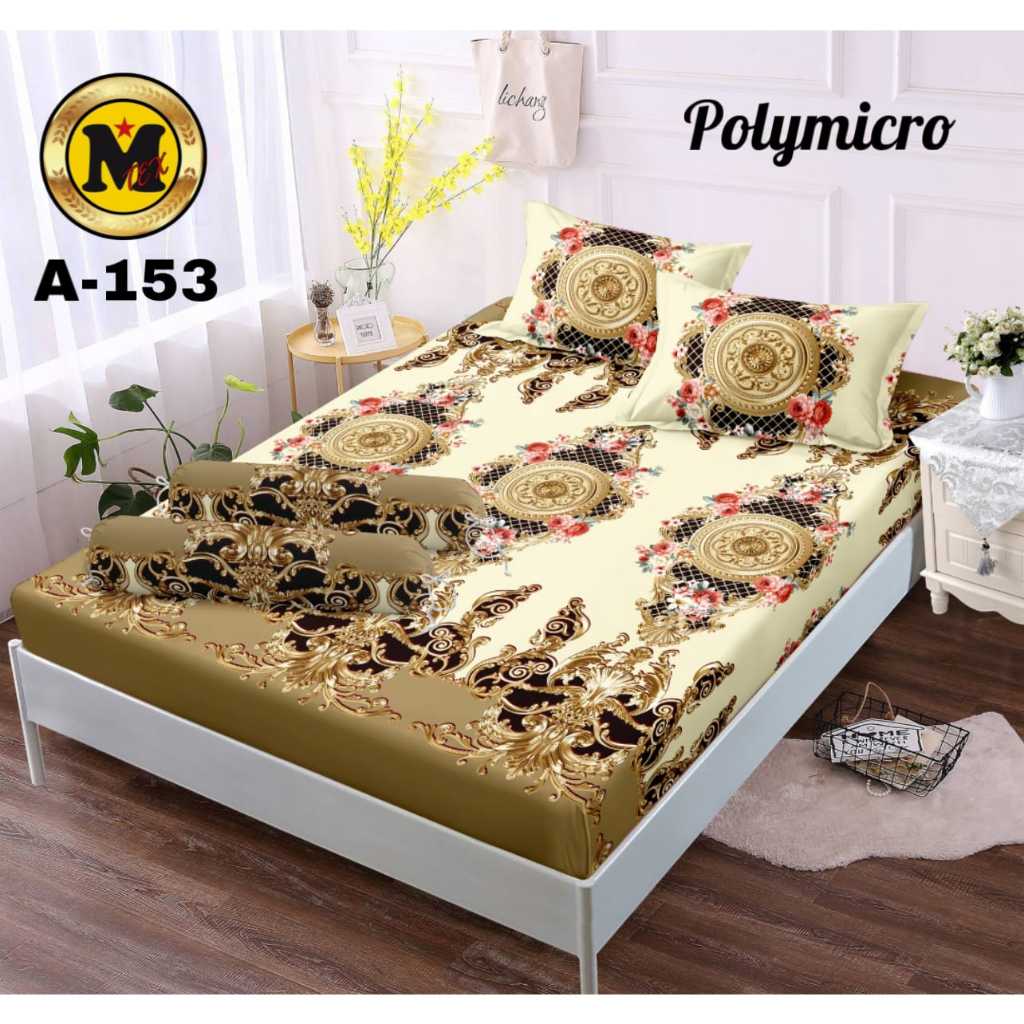 Sprei Premium Murah Motif Sultan Bahan katun Super Halus Anti Luntur UK 180X200 160X200
