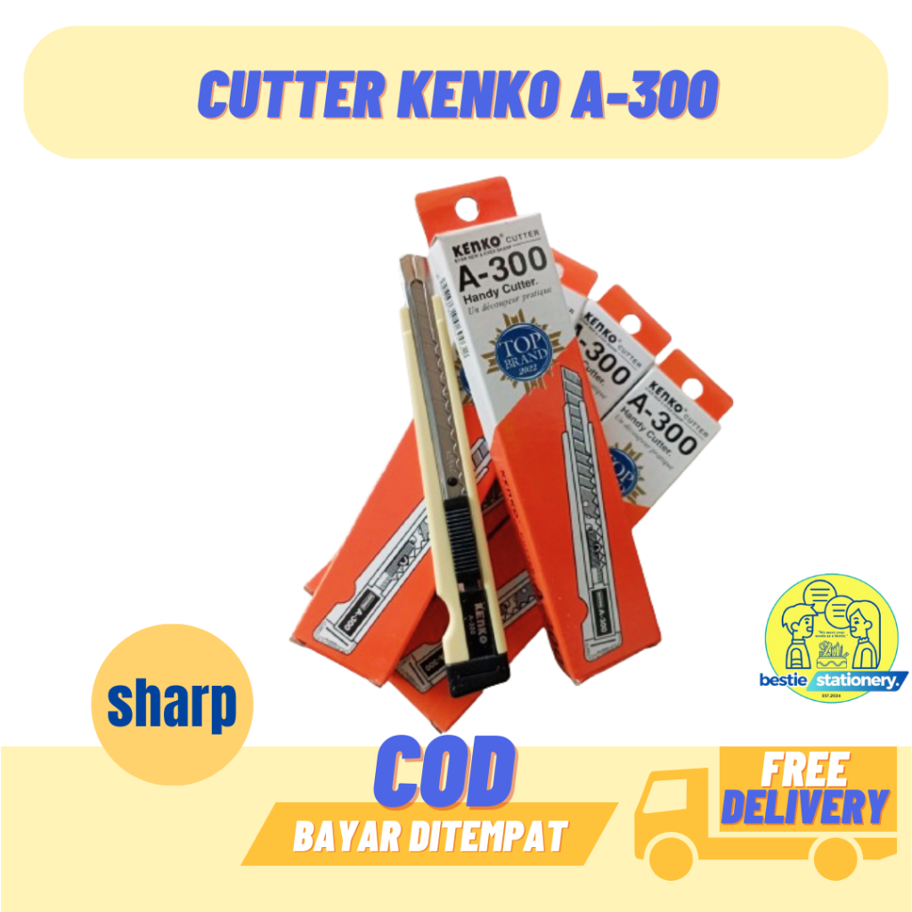 

CUTTER KENKO A-300 PISAU KATER KECIL MURAH