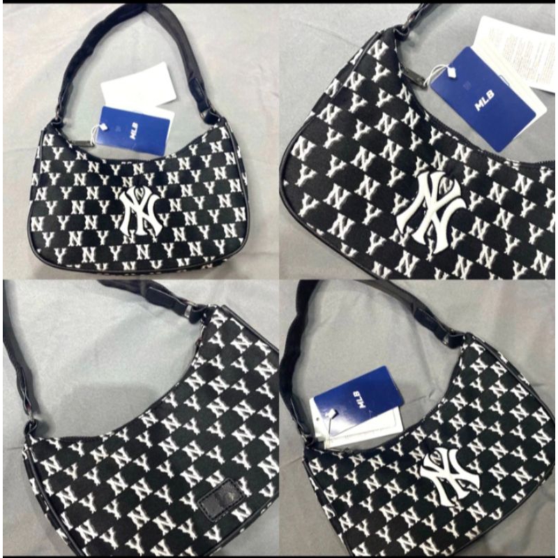 (preloved) mlb shoulder bag black