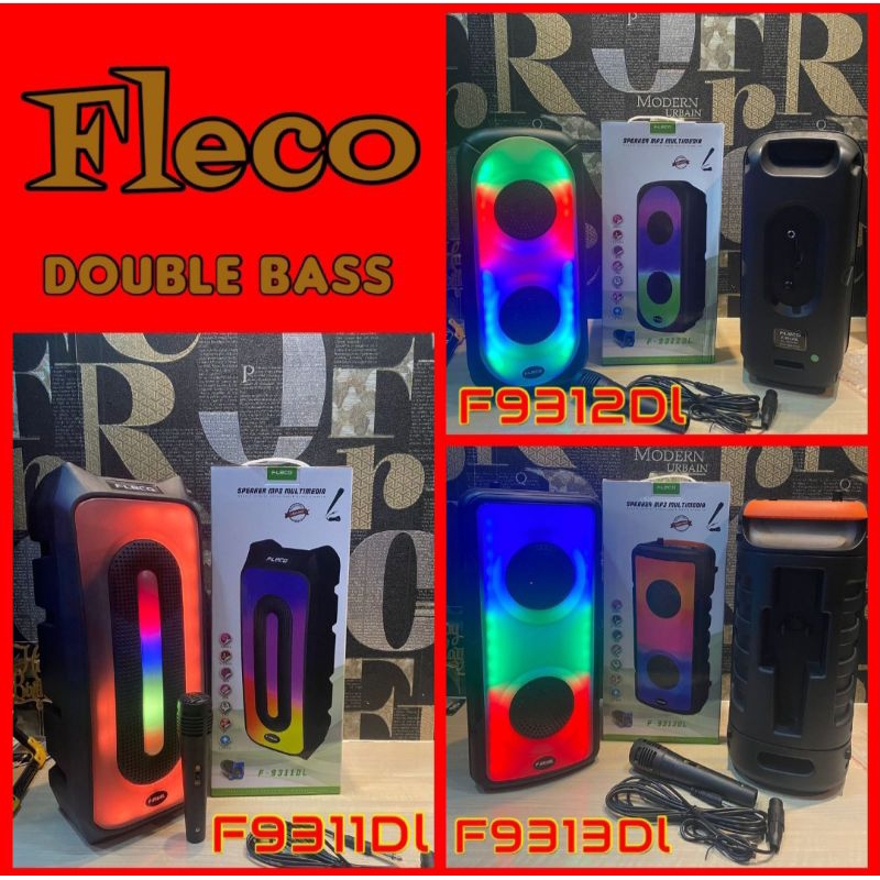 Speaker Bluetooth Fleco Double Bass