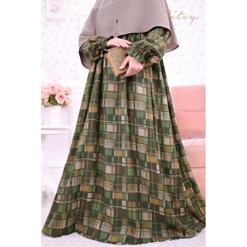 [SIAP KIRIM] ASHURI GREEN SIZE M L BY DITSY EDISI FEBRUARI 2024