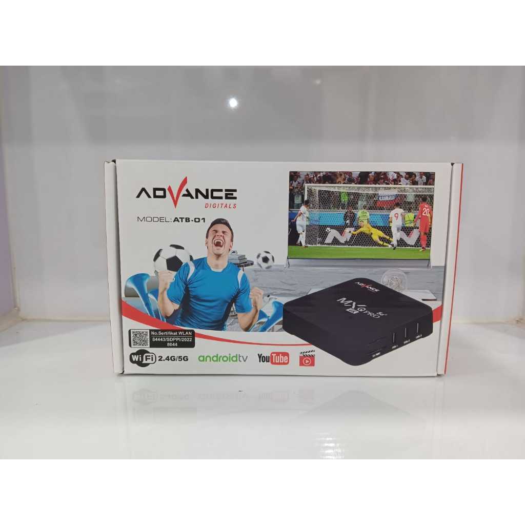 Advance Android TV BOX ATB-01 Digital Online TV BOX 5G 2G+16G 4K Internet Smart TV