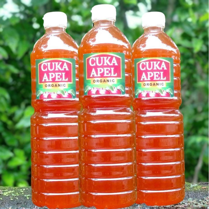 

Cuka Apel Original 1 Liter Organik Raw Vinegar Diet Detoks