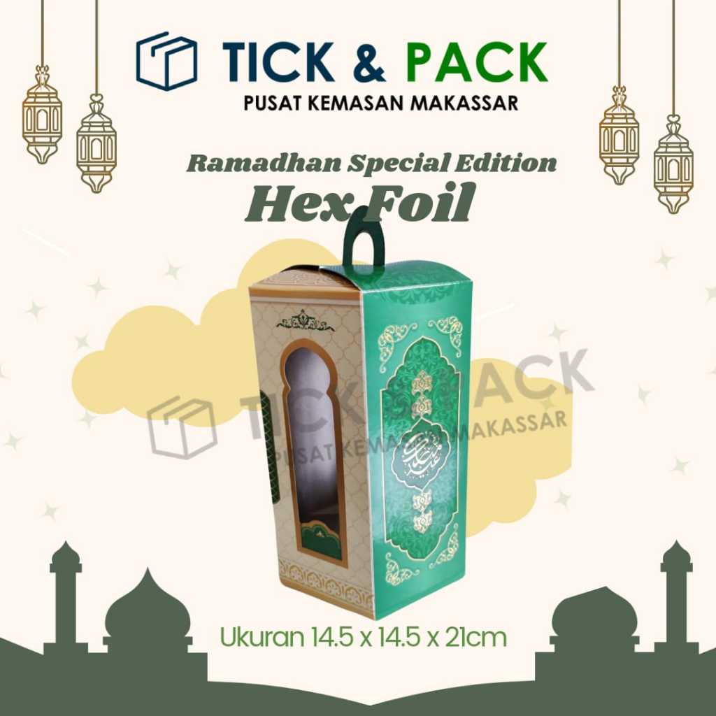 

Sale [ Isi 5 ] Dus Idul Fitri Hexafoil Untuk 3 Toples 500 Gram Kemasan Kue Dus Kue Packaging Kardus