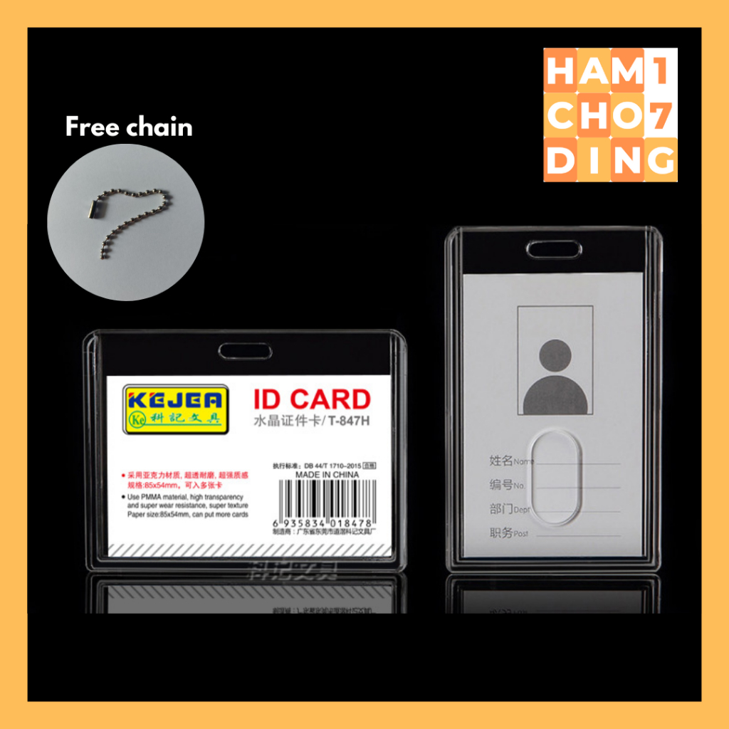 

Frame Id Holder Card Holder Photocard KEJEA Transparan Acrylic Ver 2
