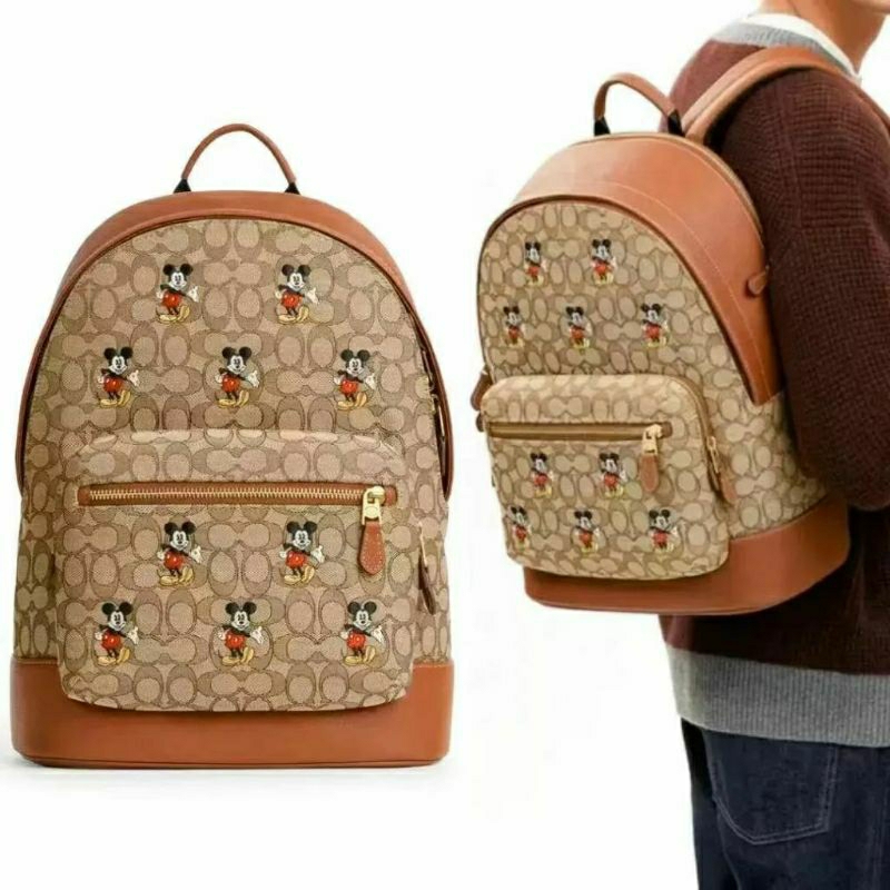 Co West BackpackDisney Signature Jacquard Mickey Mouse