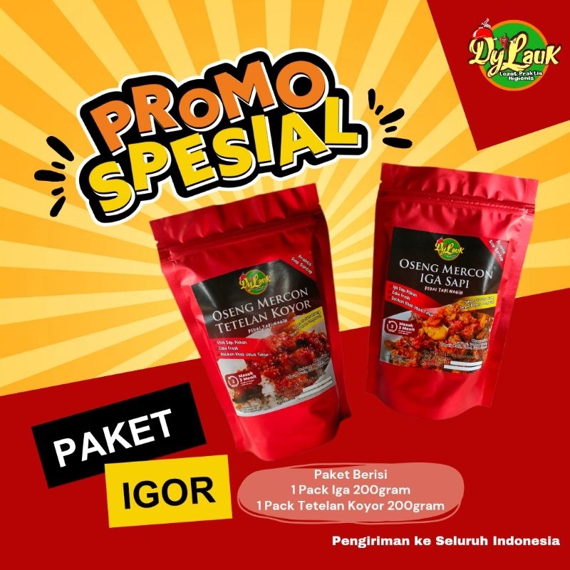 

PAKET DUO SERU IGA 1 KOYOR 1