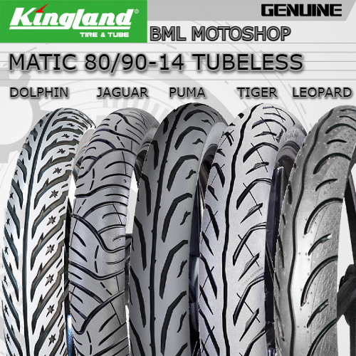 Ban Kingland Matic Tubeless 80/90-14 Ban Ring 14 Beat Vario Mio Xride Nex Soul GT
