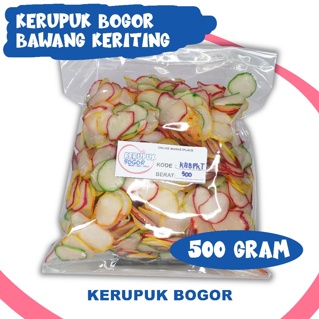 

Kerupuk BawangMentah - Bawang Keriting 500 gram