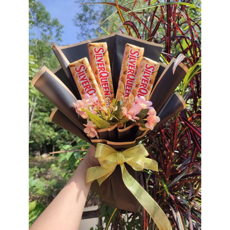 

buket coklat silverqueen/buket valentine