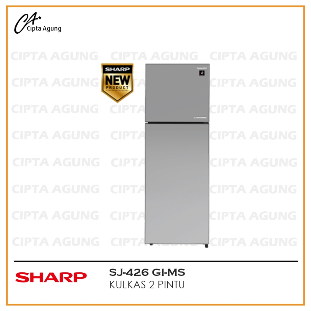 SHARP KULKAS 2 PINTU 315 LITER SJ-426GI-MS / SJ 426 GI MS