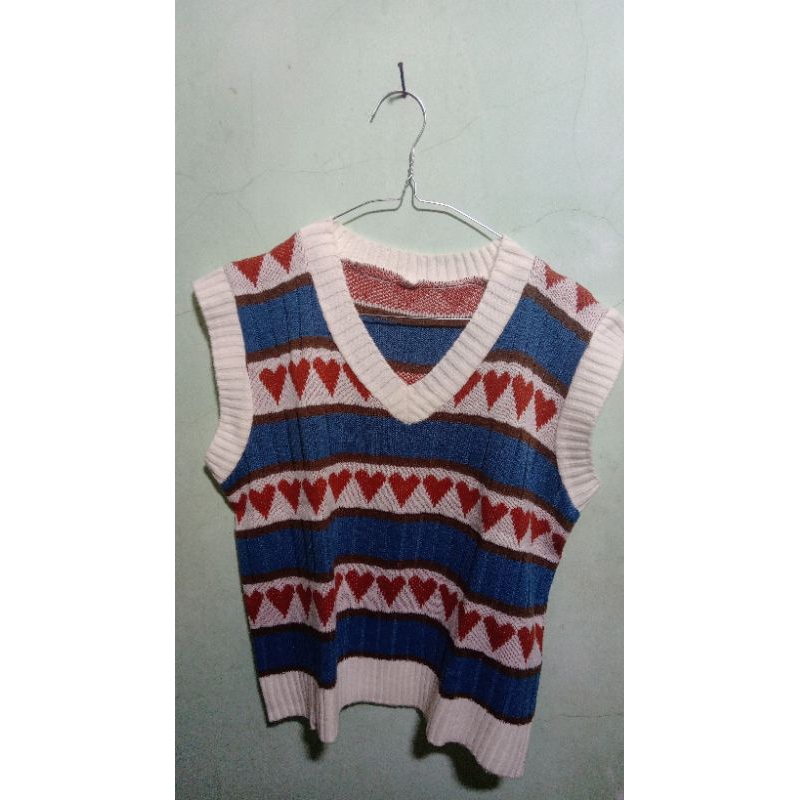 PRELOVED Vest Rompi Rajut