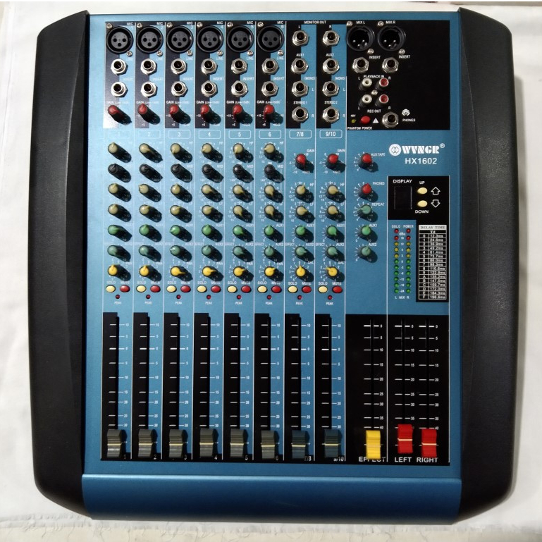 Mixer MIXER AUDIO WVNGR HX1602 10 CHANNEL PROFESSIONAL AUDIO