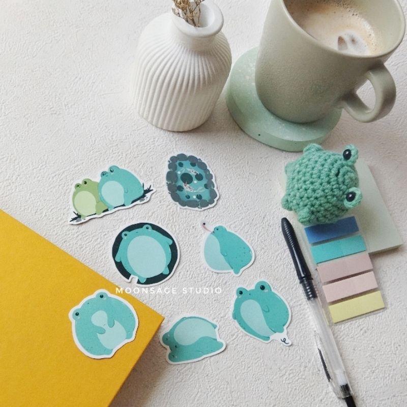 

Moonsage studio Bibo vinyl sticker pack