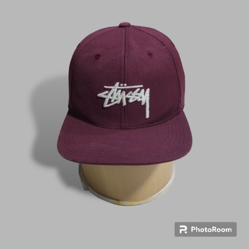Topi Snapback Stussy Second