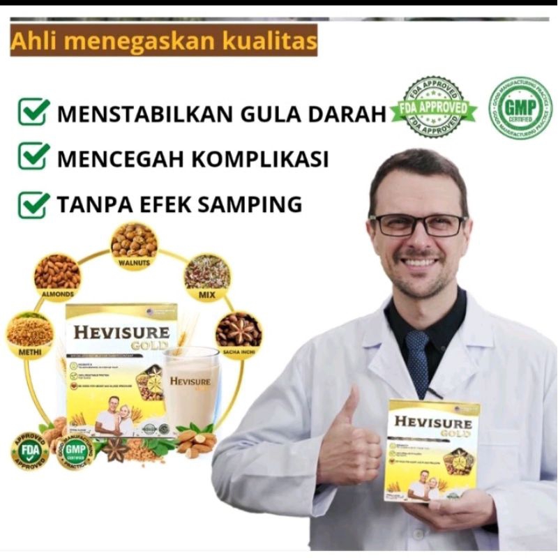 

READY HEVISURE GOLD SUSU BUAT PENDERITA DIABET BPOM