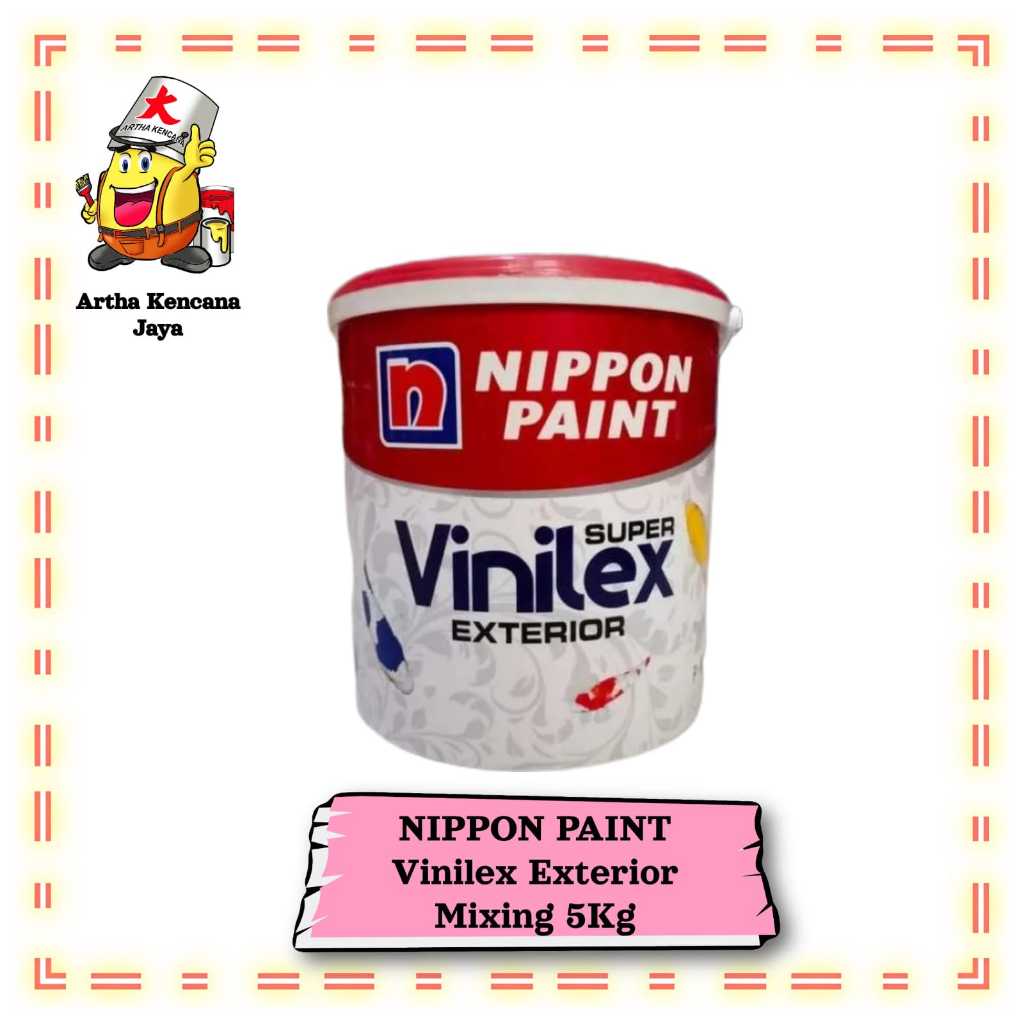 NIPPON PAINT VINILEX EXTERIOR 5KG ( MIXING )