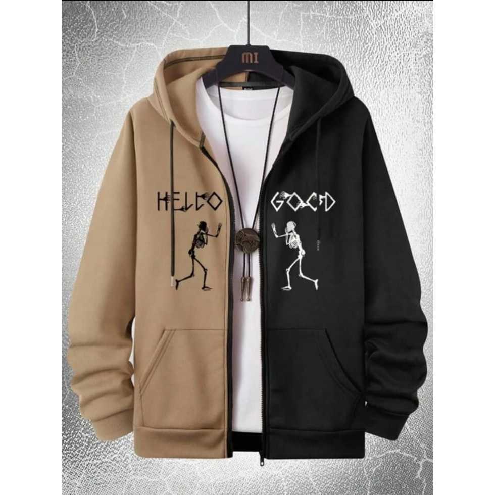NEW PROJECT - Hoodie hello lengan panjang