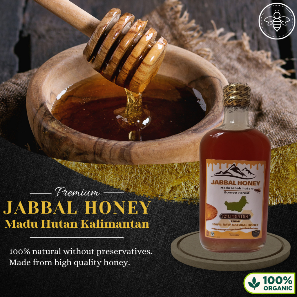 

Jabbal Honey Madu Hutan Kalimantan 250 ML Premium RAW Honey