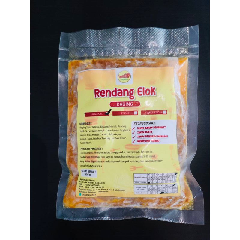 

Rendang Daging Elok ( Original )