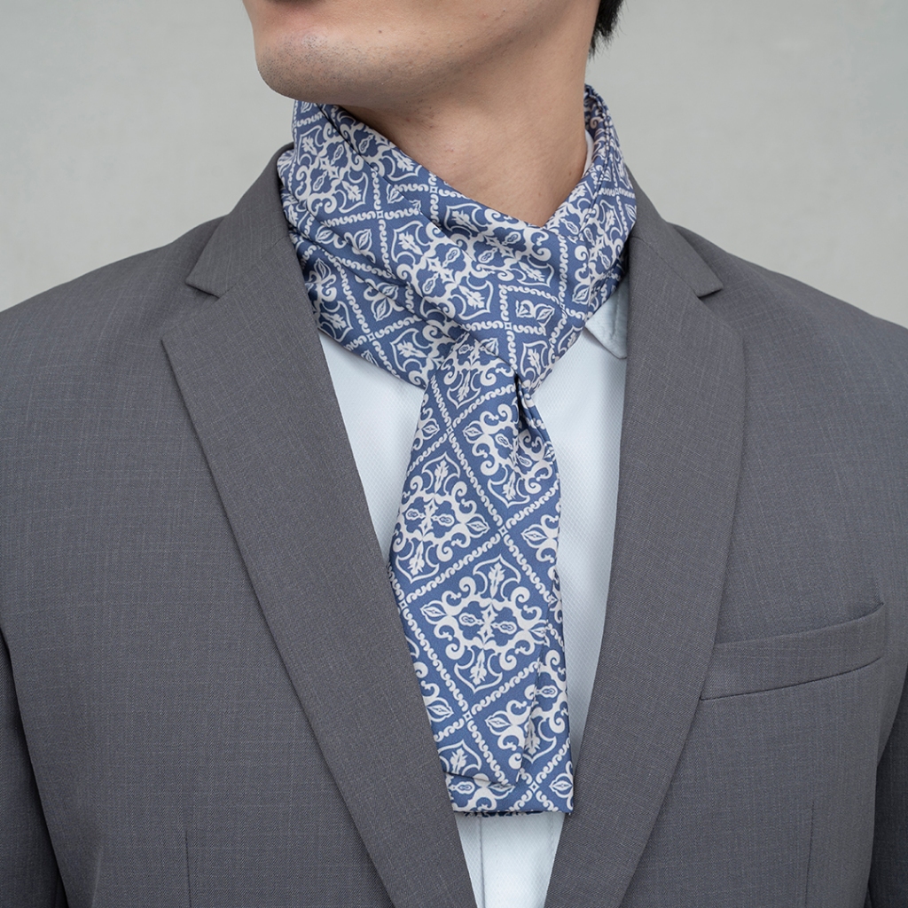 Houseofcuff Scarf Syal Leher Pria Formal A03