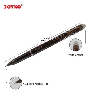

(1 pcs)Erasable Gel Pen Pulpen Bisa Dihapus Joyko GP-279 Shokyo