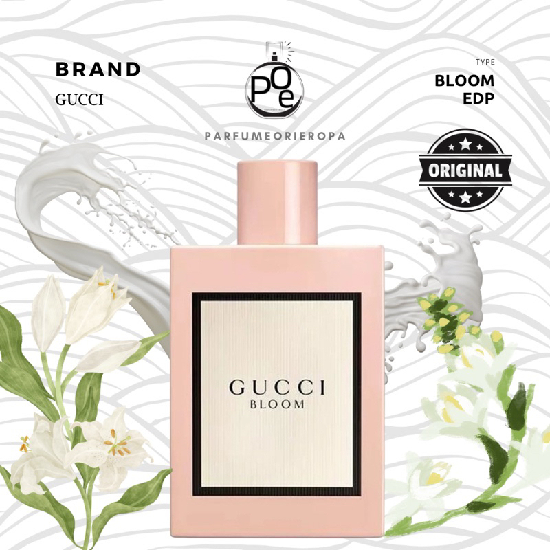 Parfum wanita Gucci bloom ori NON BOX 100ml full size parfume tahan lama minyak wangi aroma tuberose