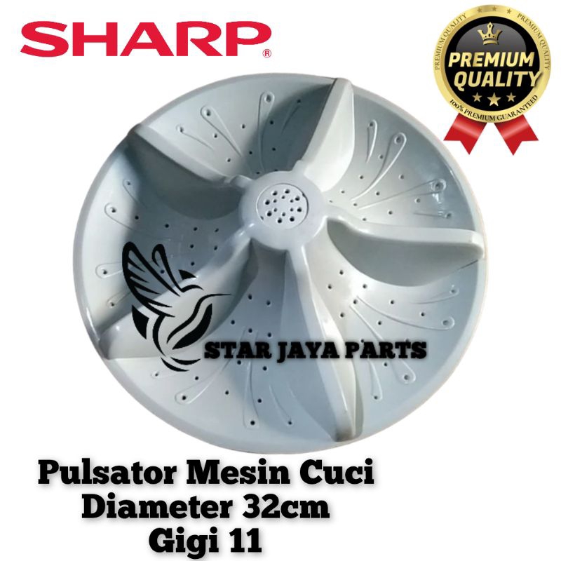 Pulsator Mesin Cuci Sharp 1 Tabung Diameter 32cm gigi 11