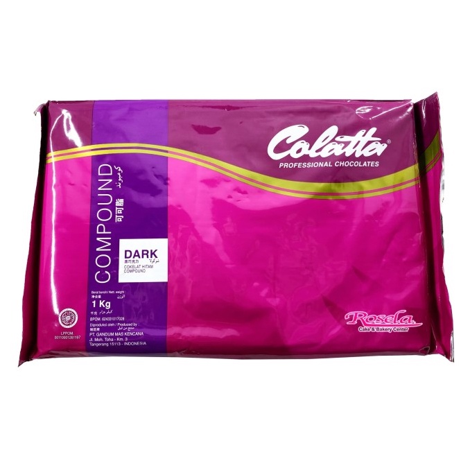 

ART H93Z Colatta Dark Compound 1kg Colatta Coklat Batang Dark 1kg